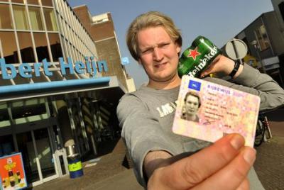 38 jaar oud en geweigerd worden om bier te kopen